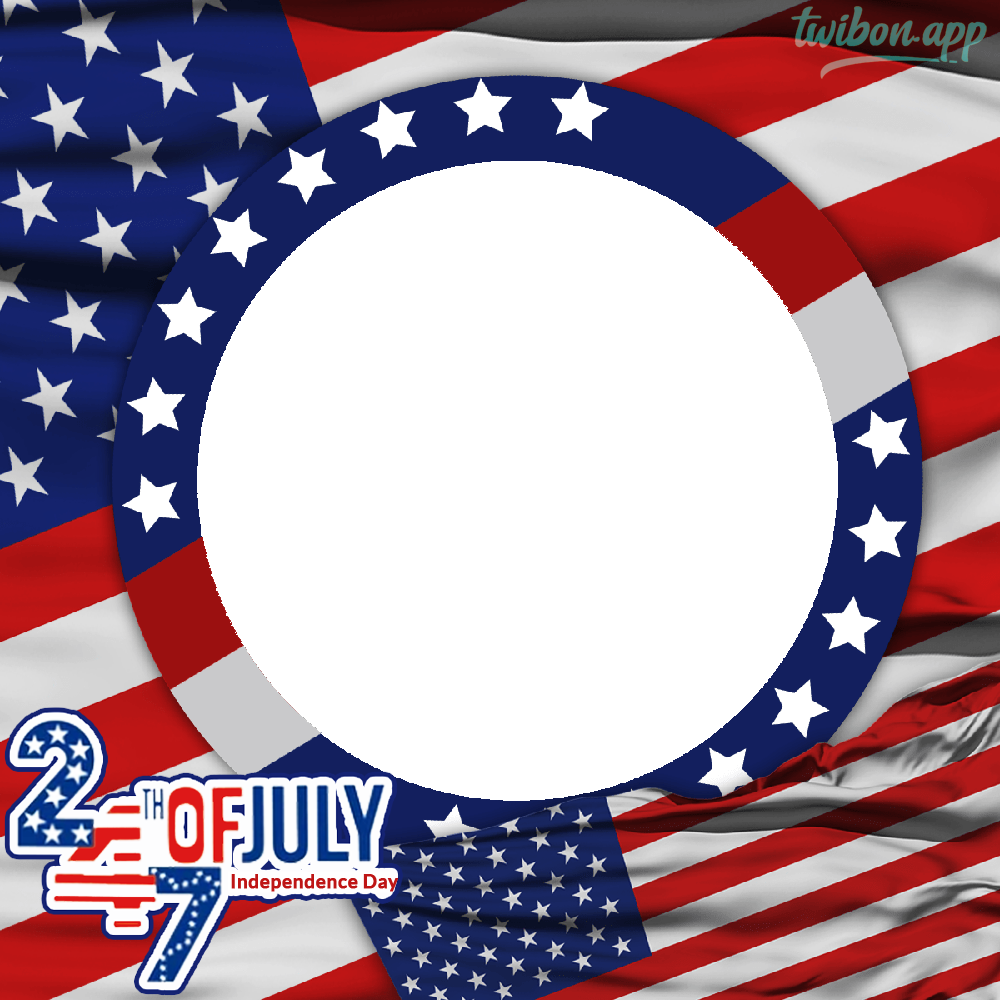 247th American Independence Day 4th of July 2023 | 3 american independence day twibbon png