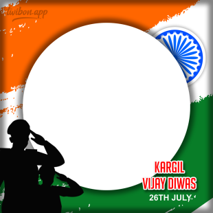 Kargil Vijay Diwas 2023 Images Frame Template | 1 kargil vijay diwas 2023 images frame png