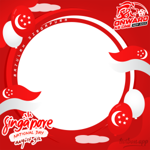Singapore National Day 2023 Picture Frame Templates | 11 august 9 singapore national day ndp 2023 png