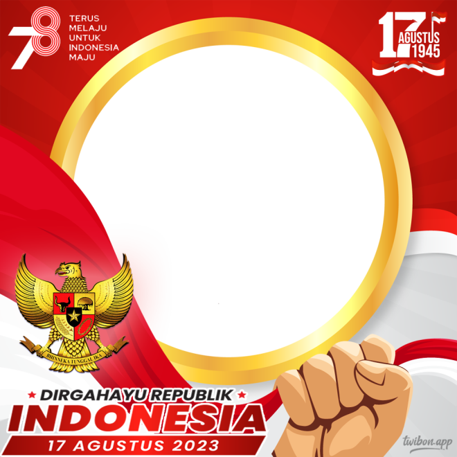 Twibbon Dirgahayu Indonesia HUT RI Ke 78 Terbaru