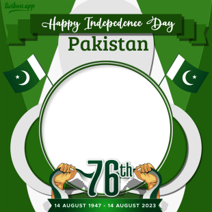 Happy Pakistan Independence Day 14th August 2023 | 2 happy pakistan independence day 14 august 2023 png