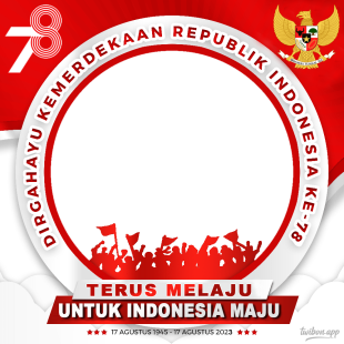 Template Terbaru Twibbon HUT RI Ke 78 Tahun 2023 | 31 dirgahayu kemerdekaan republik indonesia ke 78 png