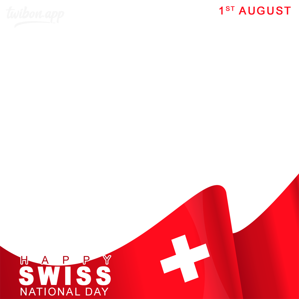 Happy Switzerland National Day 1st August 2023 Pic Frame | 5 happy switzerland national day1st august 2023 png