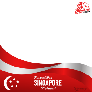 Singapore National Day 2023 Picture Frame Templates | 7 singapore national day celebration frame png