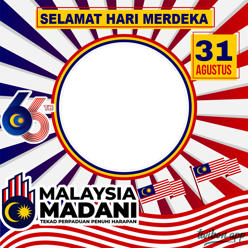 Hari Kemerdekaan Malaysia 2023 - Malaysia Madani Logo | 1 hari kemerdekaan malaysia 2023 madani logo png