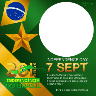 Brazil Independence Day Message Frame in Portuguese | 17 brazil independence day message frame in portuguese png