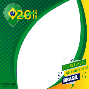 201 Years Brazil Independence Day 2023 Picture Frames | 19 o dia da independencia do brasil png