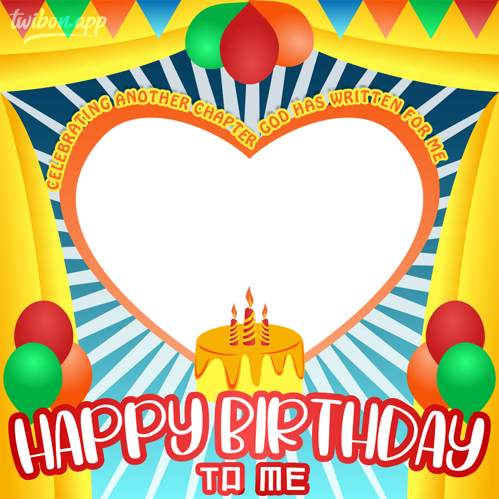 Birthday Message to A Myself Picture Frame | 20 birthday message to a myself png