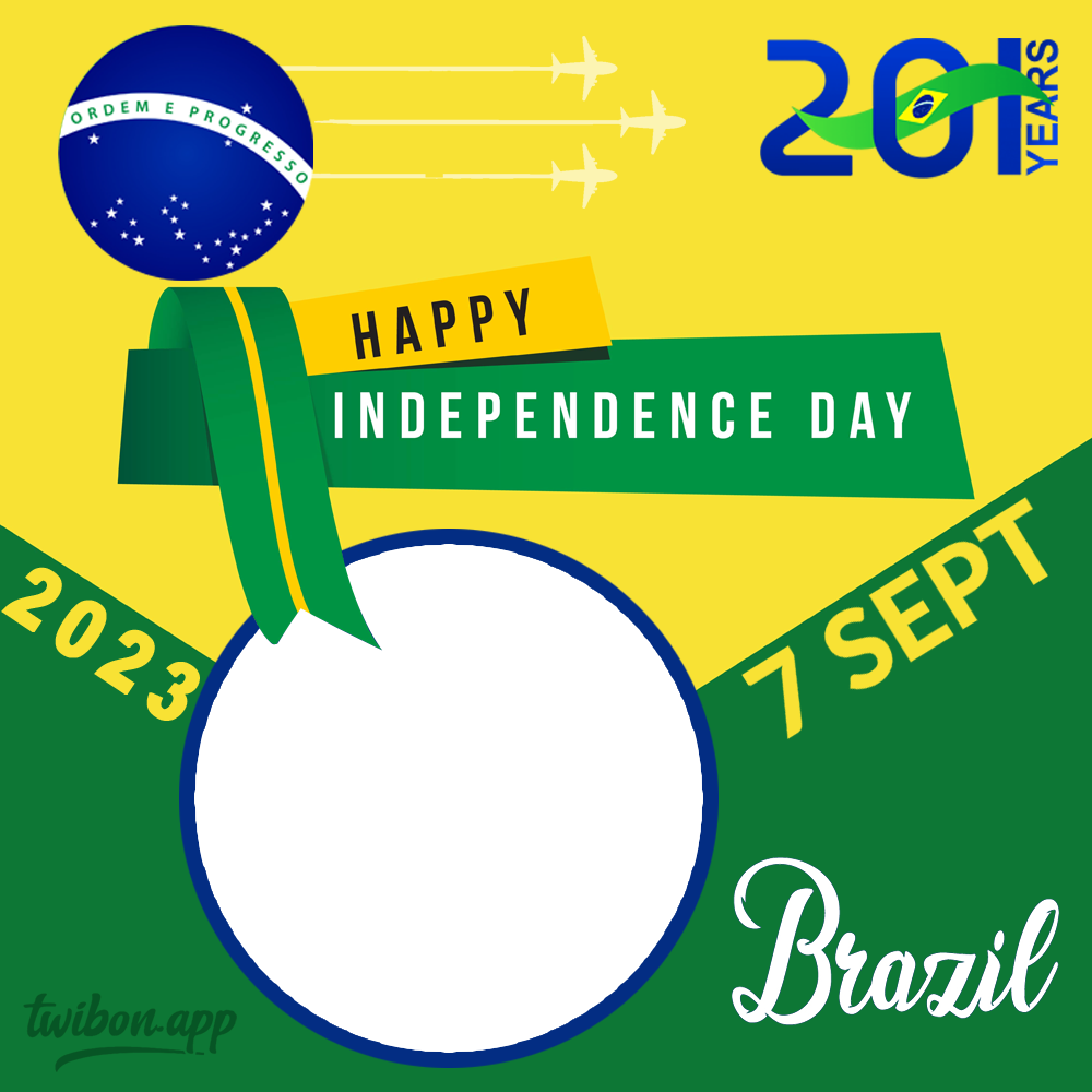 201 Years Independence Day of Brazil 7th September | 22 201 years independence of brazil png