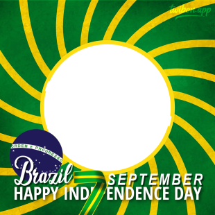 Brazilian Independence Day 2023 Twibbon Frame | 24 brazilian independence day 2023 png