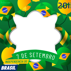 201 Years Brazil Independence Day 2023 Picture Frames | 4 201 anos da independencia do brasil 7 setembro png