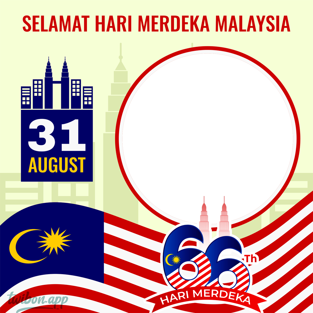 Ucapan Selamat Hari Merdeka Malaysia ke 66 Tahun 2023 | 4 ucapan selamat hari merdeka malaysia ke 66 thn 2023 png