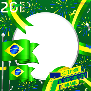 201 Years Brazil Independence Day 2023 Picture Frames | 6 dia da independencia do brasil mensagem foto png