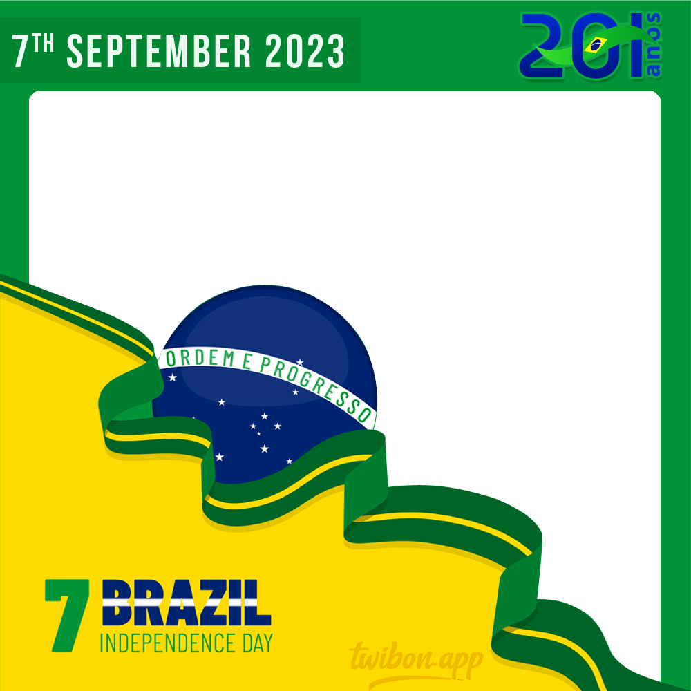 September 7th Brazil Independence Day 201 Years Anniversary | 9 september 7th brazil independence day png