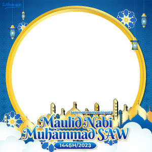Twibbon Maulid Nabi Muhammad 2023 | 1 link twibbon maulid nabi 2023 png