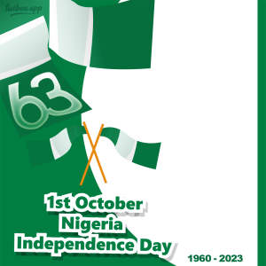 Happy Independence Day Nigeria 2023 Picture Frames | 10 1st october happy independence day nigeria png png