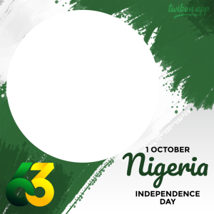Happy Independence Day Nigeria 2023 Picture Frames | 11 nigeria independence day theme 2023 greetings images frame png