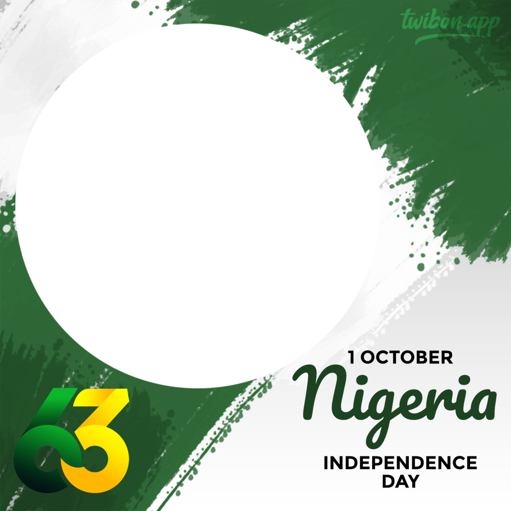 Nigeria Independence Day Theme 2023 Greetings Images Frame | 11 nigeria independence day theme 2023 greetings images frame png