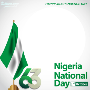 Happy Independence Day Nigeria 2023 Picture Frames | 12 63 nigeria national day 2023 happy independence day png