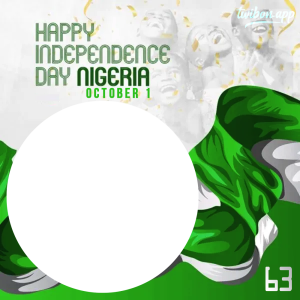 Happy Independence Day Nigeria 2023 Picture Frames | 18 nigerien independence day greetings picture frame png