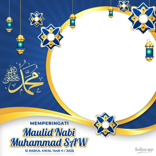 Link Twibbon Maulid Nabi Muhammad SAW 2023 | 2 link twibbon maulid nabi muhammad saw png