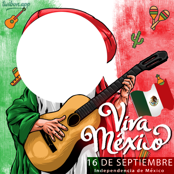 Día de la independencia de México Twibon App