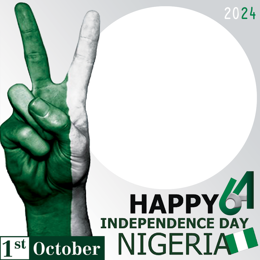 Happy Nigerian Independence Day 2024 Celebration Background | 3 happy nigeria independence day 2024 celebration background png