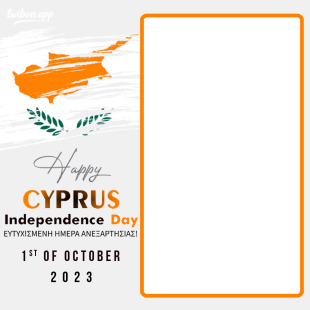 Cyprus Independence Day Celebration Twibbon Frame | 5 cyprus independence day celebration twibbon frame png