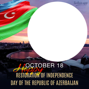 Azerbaijan Restoration of Independence Day 18th October | 1 azerbaijan day of restoration of independence day png