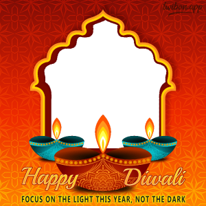 Happy Diwali 2023 Twibbon Picture Frames | 5 diwali quotes for instagram twibbon frame png