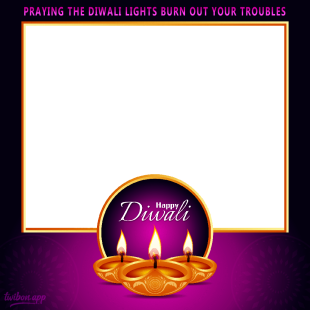 Short Diwali Captions for Instagram Background Frame | 6 short diwali captions for instagram frame png