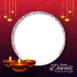 Happy Diwali 2023 Twibbon Picture Frames | 8 instagram captions for diwali festival of lights 2023 png