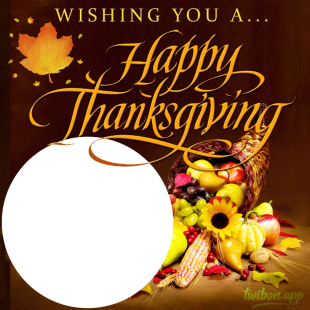 Beautiful Happy Thanksgiving Images Frame PNG | 1 beautiful happy thanksgiving images frame png