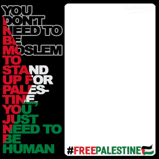 Free Palestine Facebook Frame - Twibbon for Social Media | 2 free palestine png