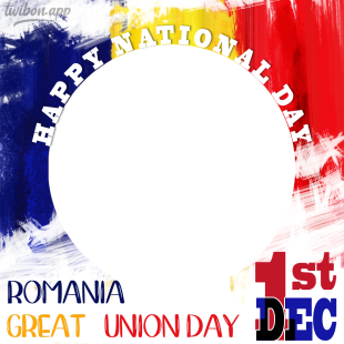 Great Union Romania National Day 1 December Photo Frame | 2 great union romania national day 1 december png
