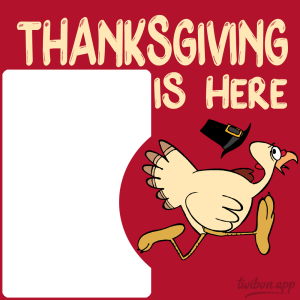 2023 Thanksgiving Picture Frames | 3 funny happy thanksgiving memes turkey running away png