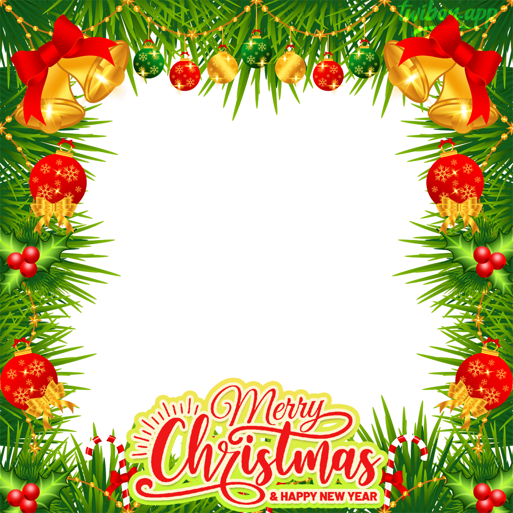 Merry Christmas and a Happy New Year 2024 Photo Frame | 4 merry christmas and a happy new year 2024 png
