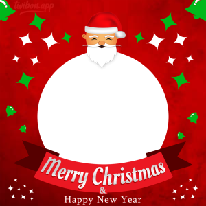 Merry Christmas and Happy New Year Twibbon | 9 business merry christmas message png