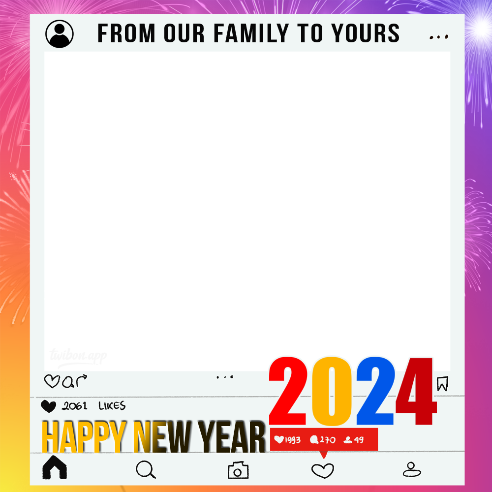 From Our Family to Yours Happy New Year 2024 with Quotes | 3 from our family to yours happy new year 2024 with quotes png