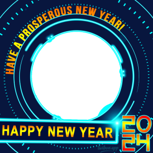 Twibbon Happy New Year 2024 | 7 download caption happy new year 2024 images frame png