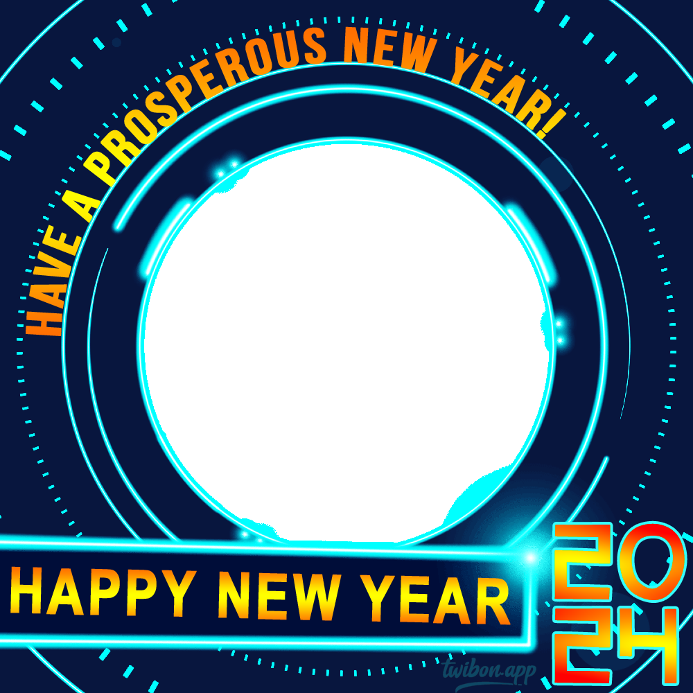 Download Caption Happy New Year 2024 Images Frame | 7 download caption happy new year 2024 images frame png