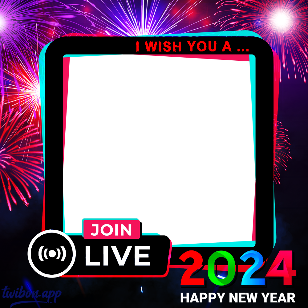 I Wish You A Happy New Year Greeting Card Frame | 8 i wish you a happy new year greeting card frame png