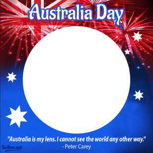 Free Happy Australia Day 2024 Images Frame PNG | 1 free happy australia day 2024 images frame png