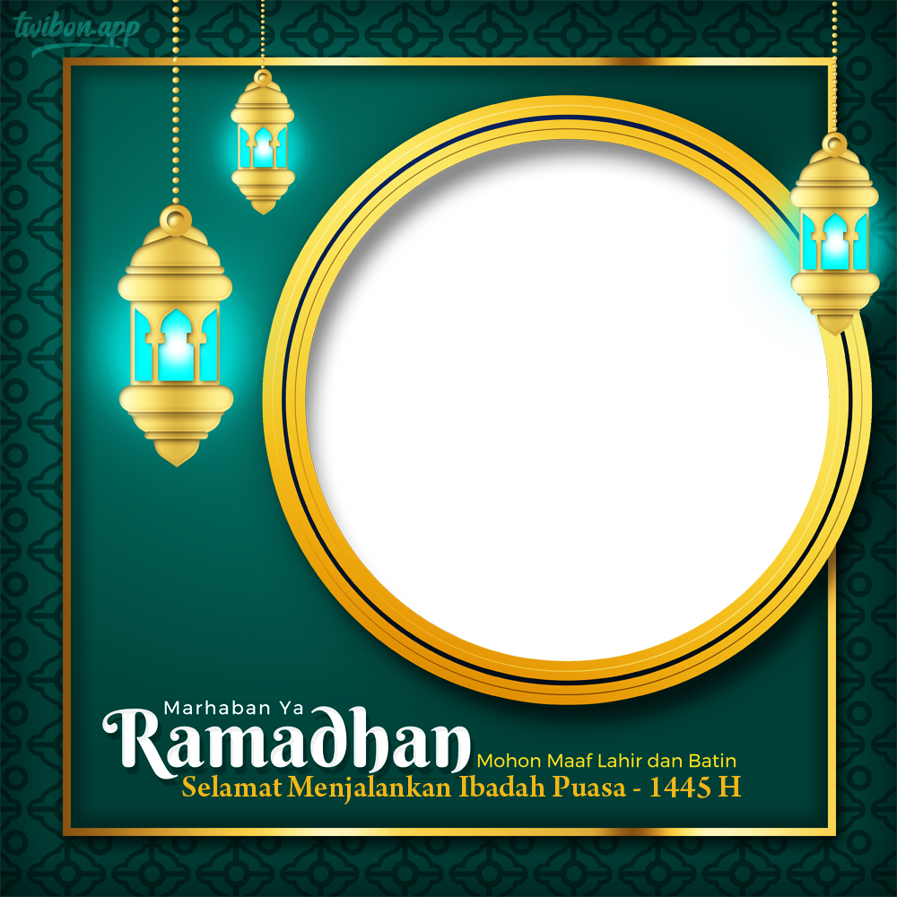 Design Bingkai Caption Marhaban Ya Ramadhan 2024 PNG | 4 design bingkai caption marhaban ya ramadhan png