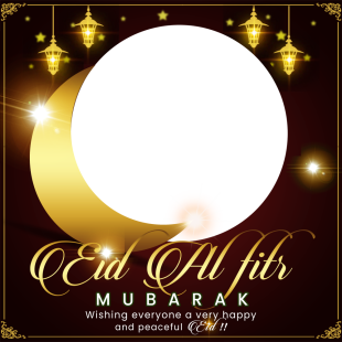 Eid Al Fitr Mubarak 2024 Greetings Twibbon | 3 eid al fitr mubarak twibbon png