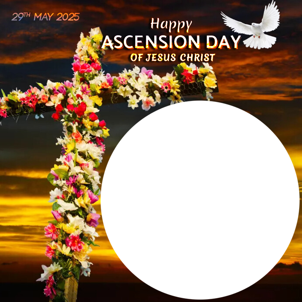 Happy Ascension Day Greetings Messages | 2 happy ascension day greetings messages 2025 png