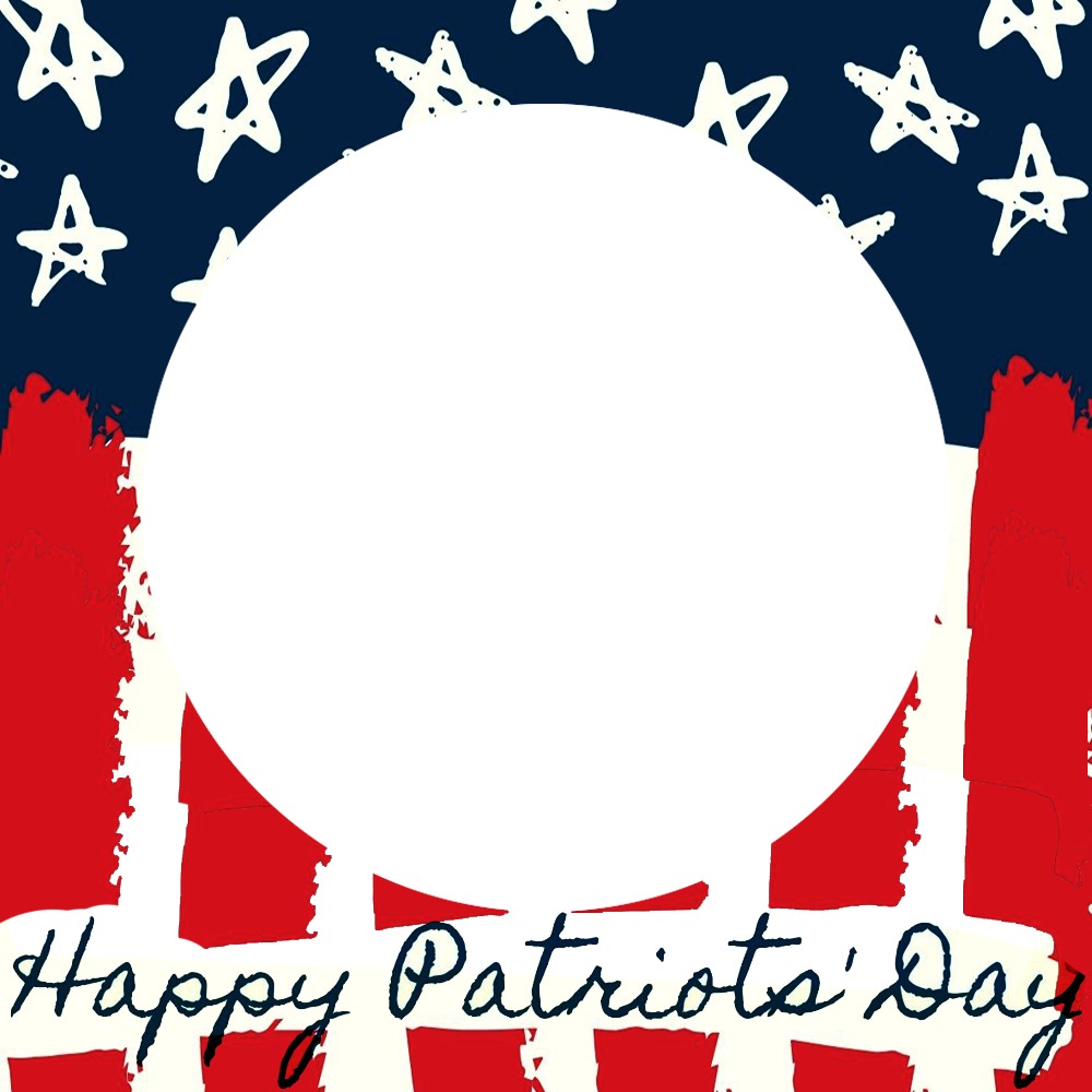 Happy Patriot's Day HD Profile Background Twibbon Frame | 2 happy patriots day png