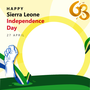 Independence Day of Sierra Leone 63rd Celebration | 4 independence day of sierra leone png