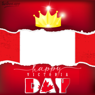 Happy Victoria Day Images Frame | 2 happy victoria day images frame png