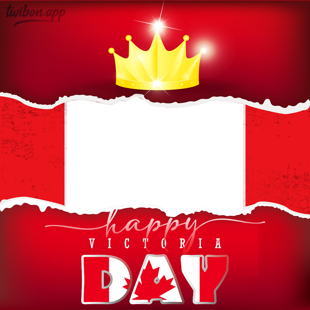 Happy Victoria Day Images Frame | 2 happy victoria day images frame png